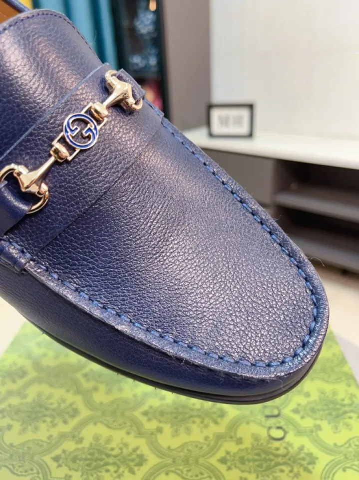 Men's shoes 💰500🌹🌹Niuli [GUCCI Gucci] A new style of formal men's leather shoes is coming~ The original quality upper is made of patent leather imported from Italy, the leather is soft and delicate, comfortable and soft first-layer cowhide lining, rubber wear-resistant outsole, the shoe shape is dignified and domineering, and the luxury charm cannot be concealed! The natural and free nouveau riche leads the trend. Code number: 38-44